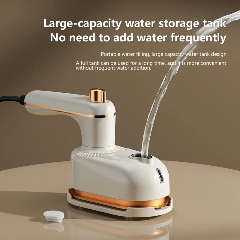 Ręczny mini parownik do ubrań, przenośne żelazko parowe do użytku domowego i podróży, maszyna do prasowania ubrań na mokro/sucho, 220V/110V