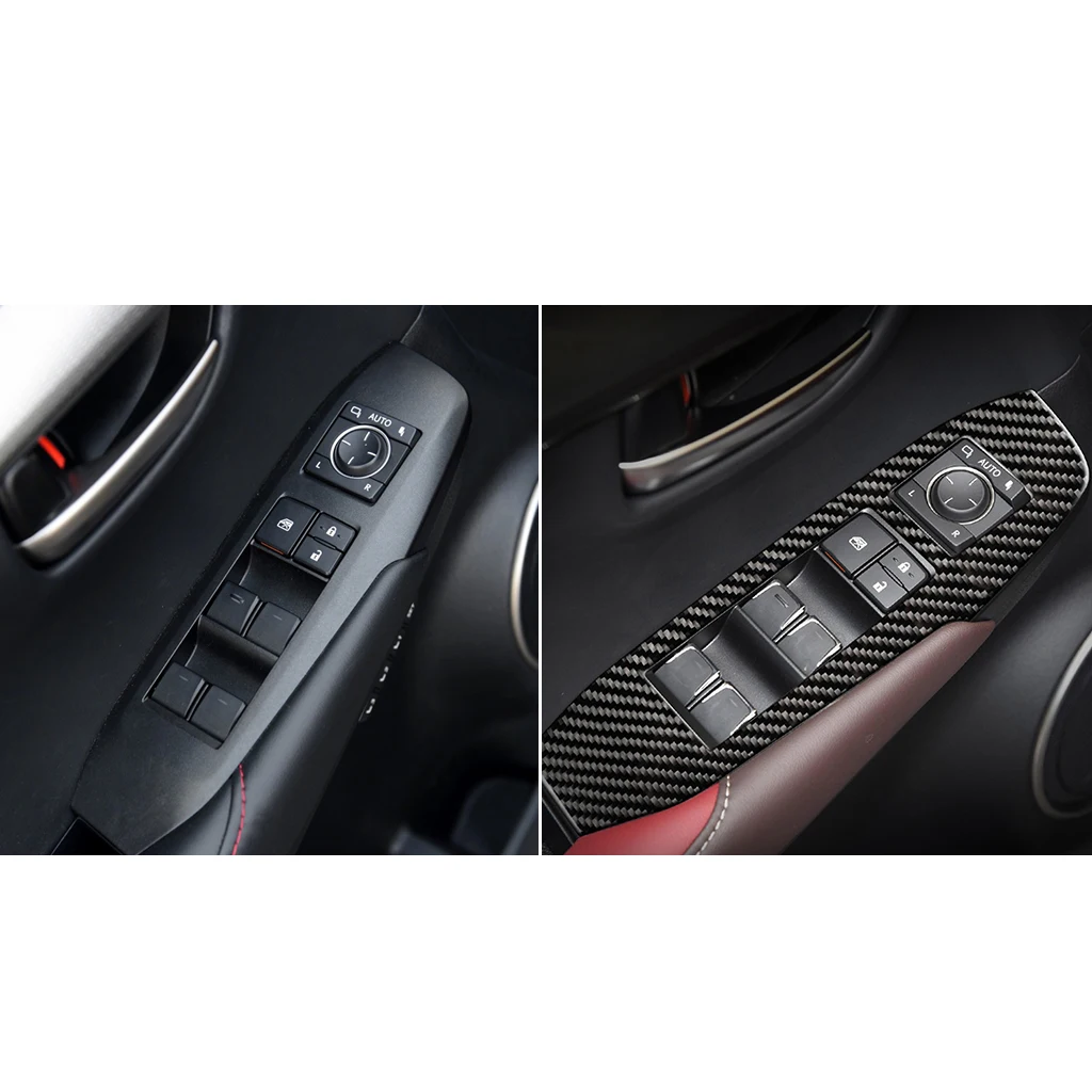 For Lexus NX 200 200t 300h 2014-2019 Accessories Car Carbon Fiber Interior Air Outlet Steer Wheel Gear Trim Stickers Decoration