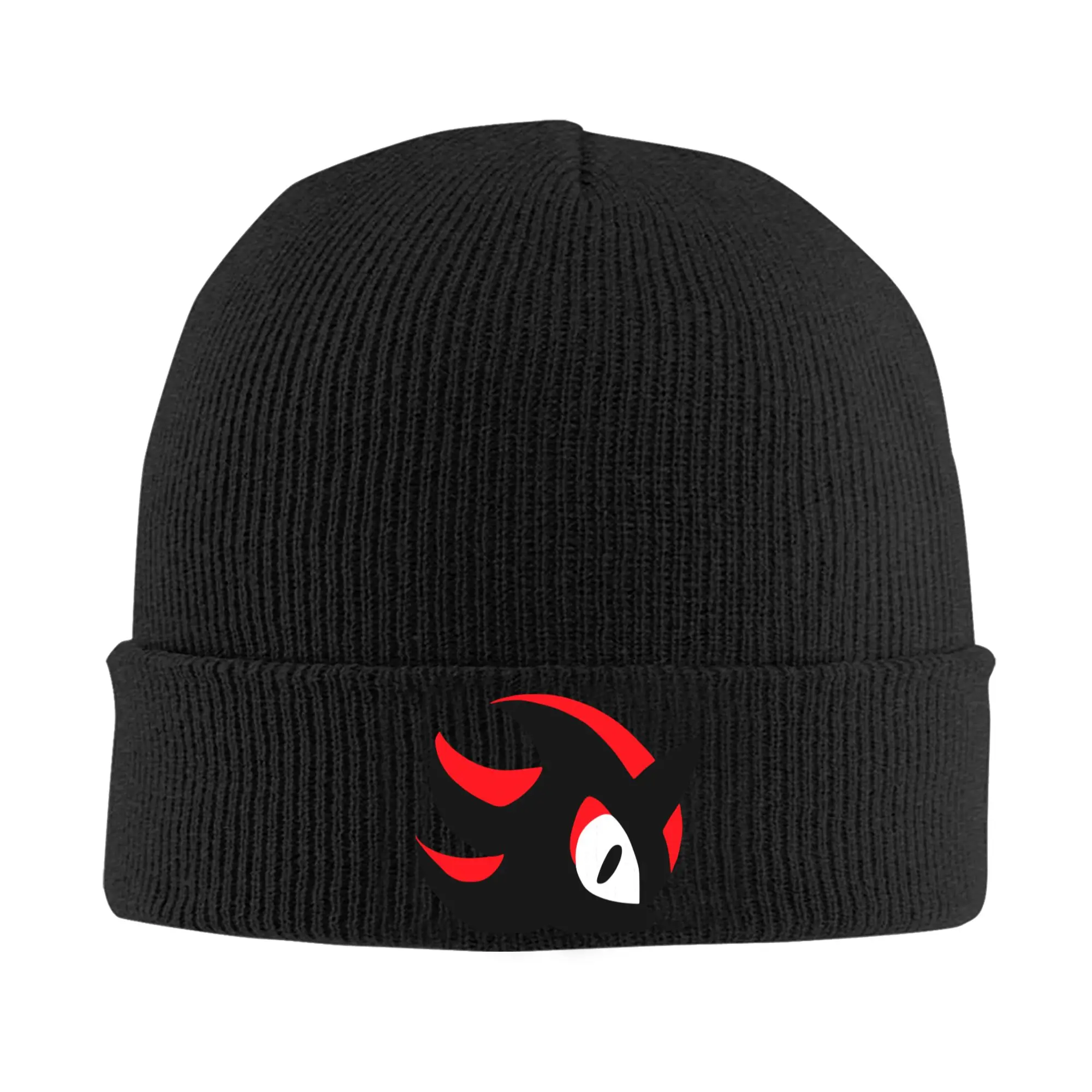 Shadow The Hedgehogs Knit Hat Beanies Winter Hat Warm Unisex  Hip-hop Cap Men Women