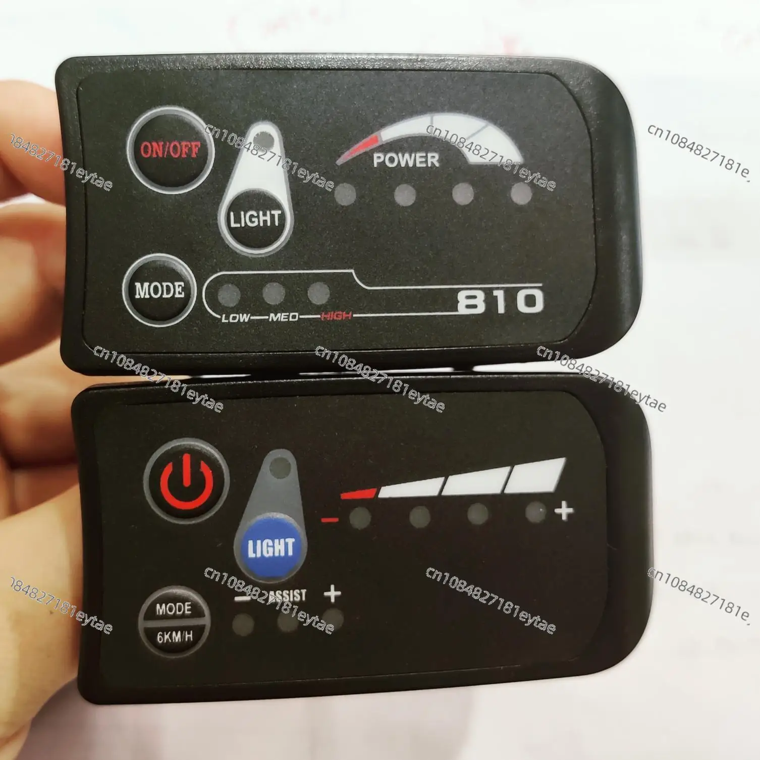 Electric bicycle LED meter S810 intelligent speed control switch lithium battery instrument accessories 24V36V48V