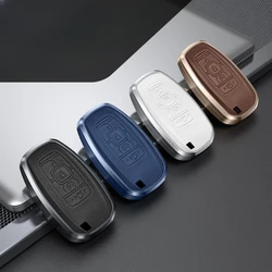 Alloy Car Key Case Cover for Lincoln Corsair Nautilus Aviator Continental Navigator MKC MKZ MA MKX Remote Holder Shell Protector