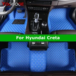 YOGOOGE Custom Car Floor Mats For Hyundai Creta Ix25 Auto Carpets Foot Coche Accessorie