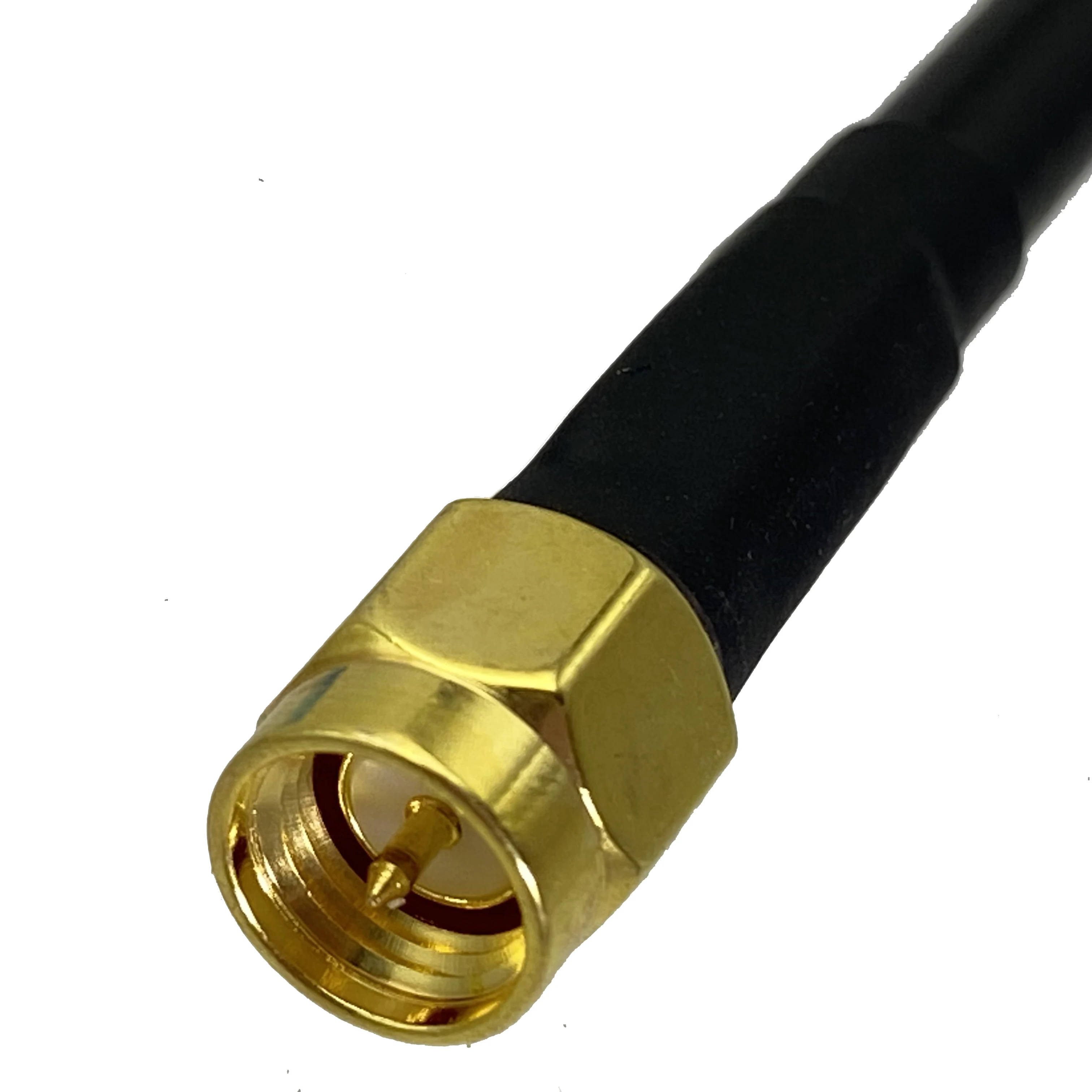 1 stks Kabel SMA stekker naar SMA stekker Connector RG58 RF Coaxiale Jumper pigtail 6 inch ~ 20 M Draad Terminals