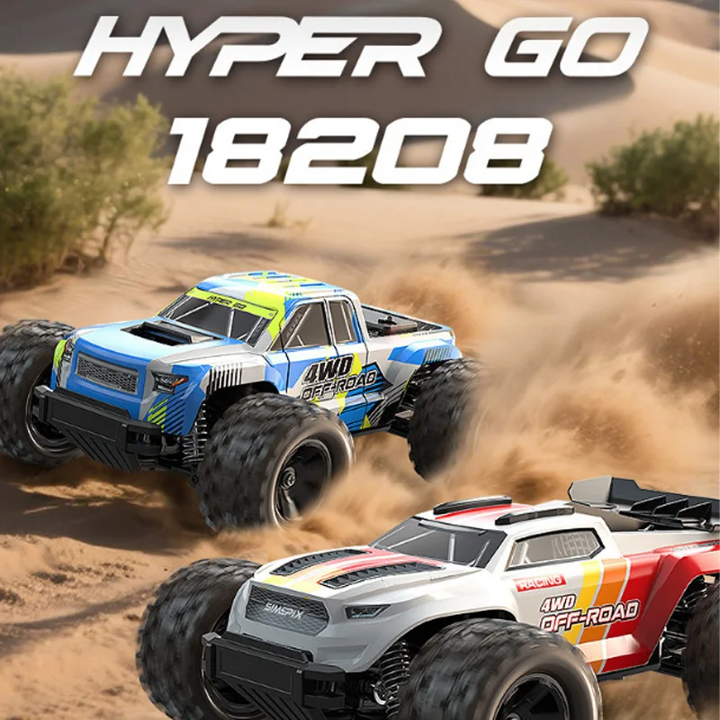 

Meijiaxin 18208, профессиональная радиоуправляемая модель с короткой картой для пустыни, 2,4G, пульт дистанционного управления, полный привод, высокоскоростной внедорожный альпинистский автомобиль