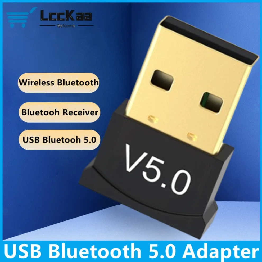 USB Bluetooth Adapter for PC Wireless Bluetooth 5.0 Dongle Bluetooth 5.0 Receiver for Speaker Mouse Keyboard Audio Transmitter