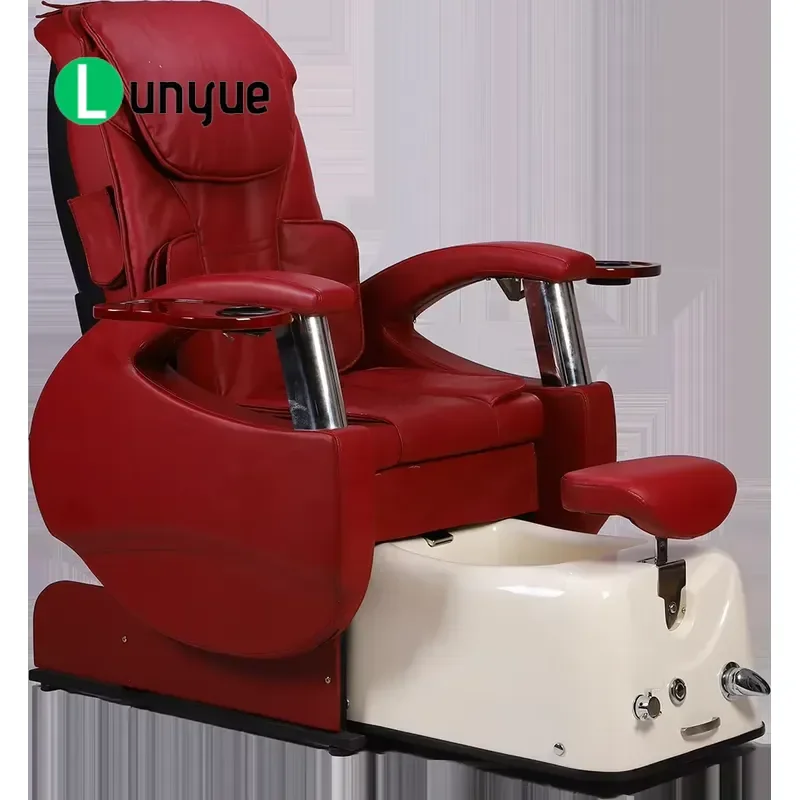 Deluxe Electric Pedicure Chair TJX2013 Series Spa Furniture with Massage Function Comfortable Nail Care Station for