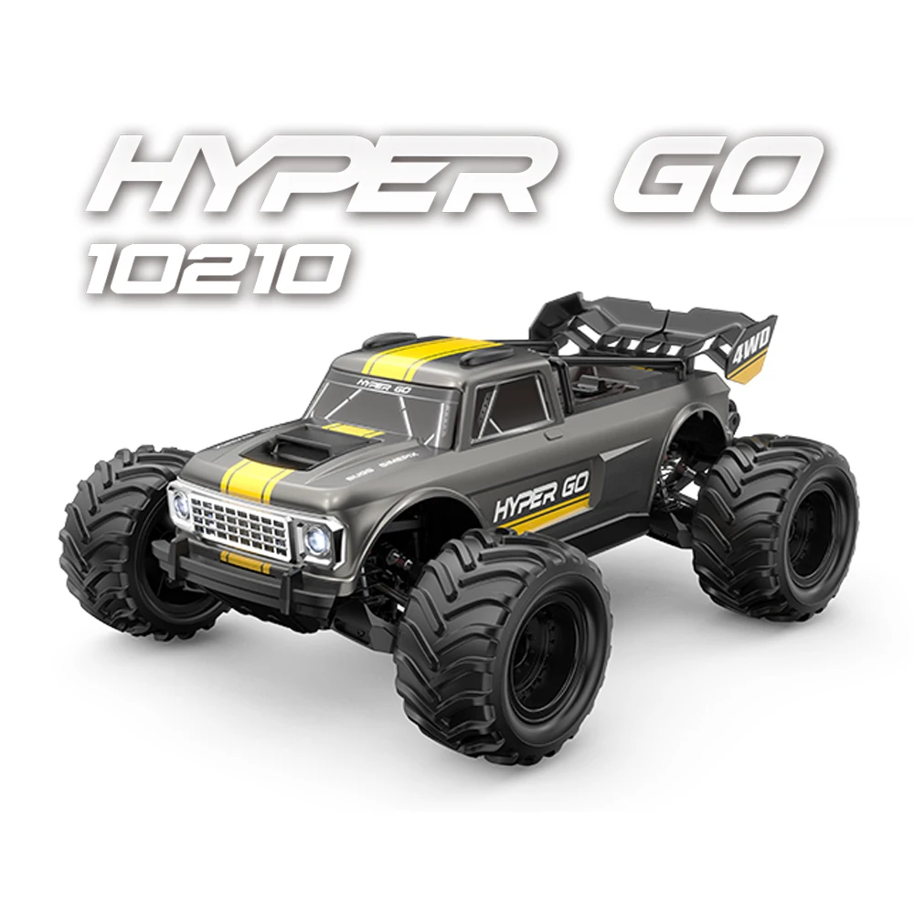 

MJX HYPER GO 10210 4WD Brushless 1/10 RC Electric Remote Control Model Car Monster Truck Adult Children's Toys