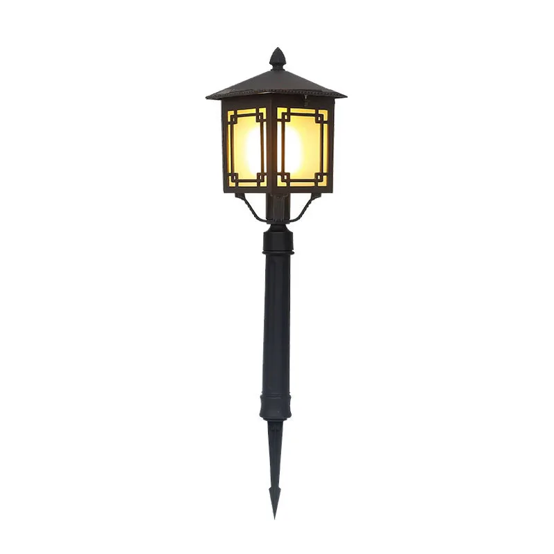 

The New Ground Plug Lamp Outdoor Aluminum Waterproof Retro Lawn Garden Ground Plug Lamp