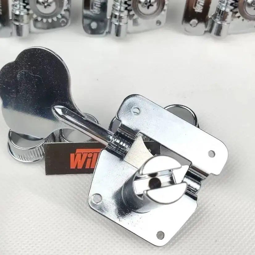 hot-sale-open-frame-electric-bass-machine-heads-tuners-wilkinson-tuning-peg-chrome-silver-for-bass-wjbl-200-from-korea
