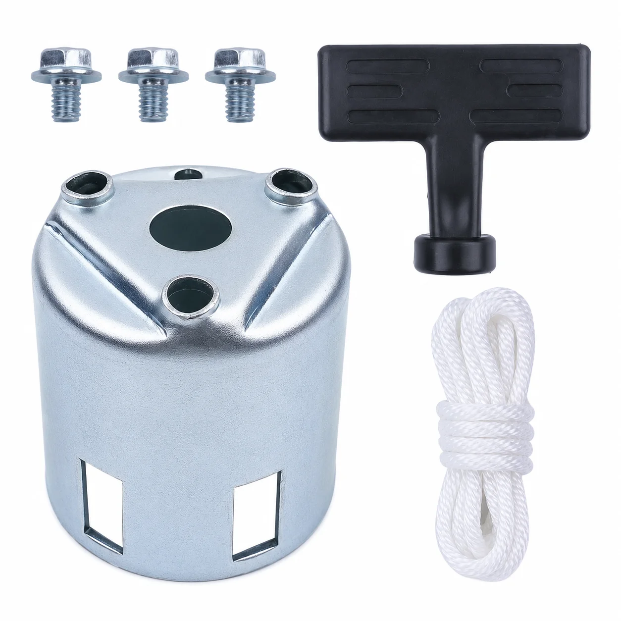 Recoil Pull Starter Kit Flange Cup Pull Rope Handle Bolts For Honda GX340 GX390 11HP 13HP Engine 90008-ZE2-003 Repair Parts