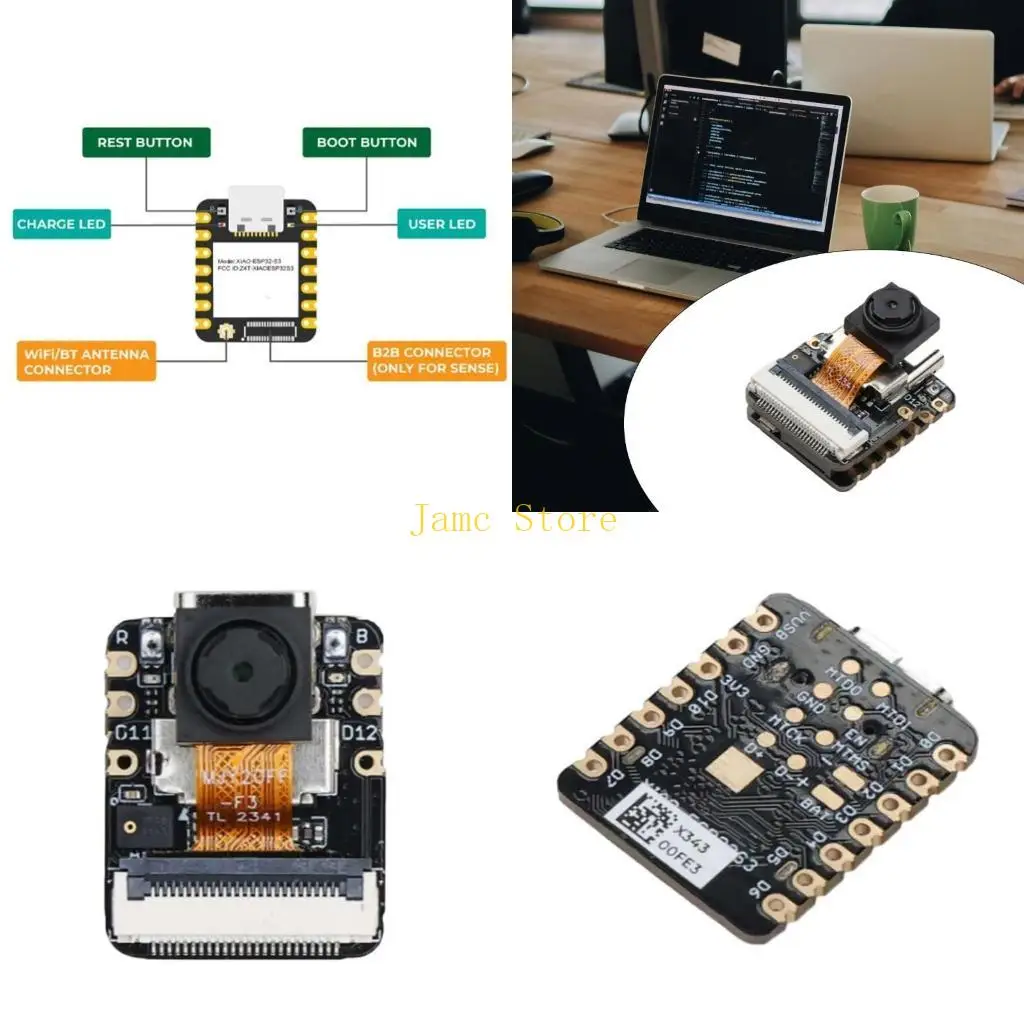 

LX0B ESP32S3 Platform XIAO ESP32S3 Module 2.4GHz WiFi, BLE5.0 And Camera
