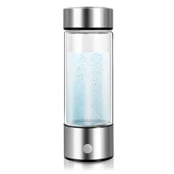 1800PPB Hydrogen Water Bottle 14oz Portable Hydrogen Water Ionizer Machine hydrogen water Generator for Home Office Travel