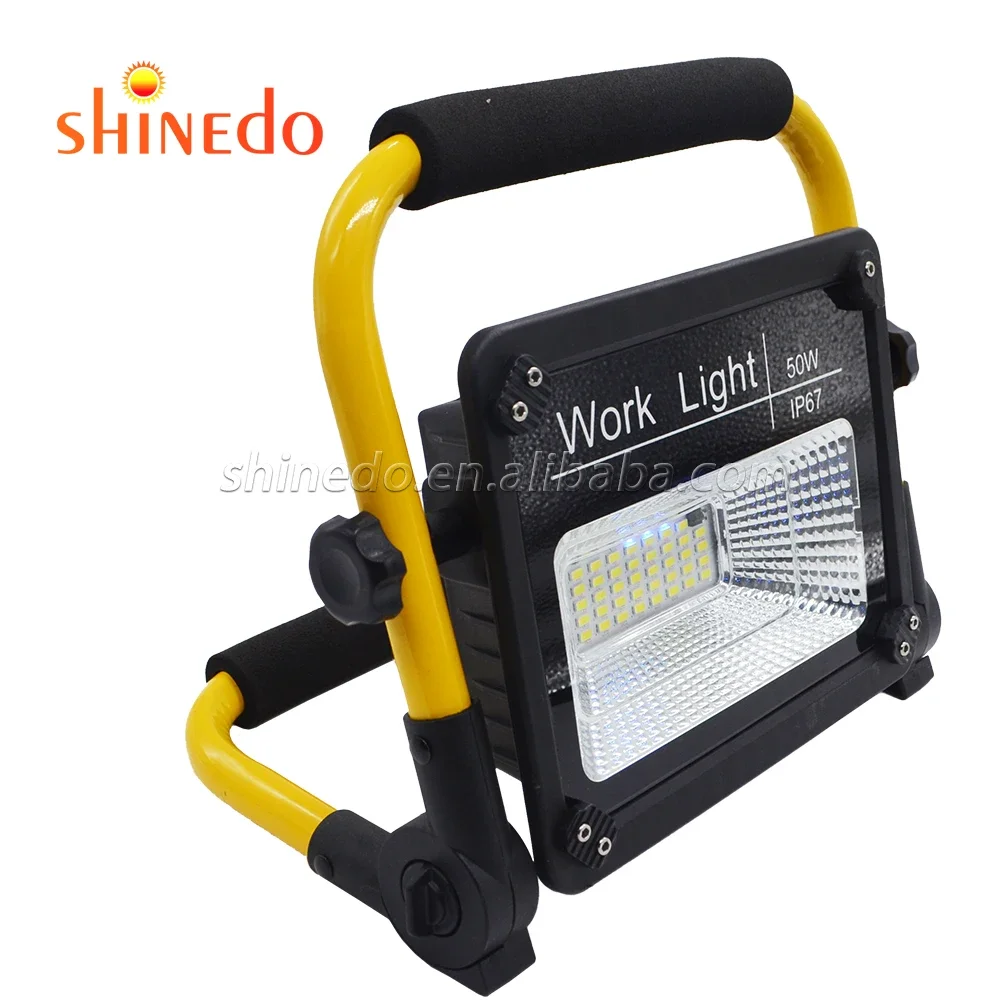 YYHCSolar Energy 180 Degrees Adjustable Portable Lanterns Light USB Rechargeable Searchlight For Camping