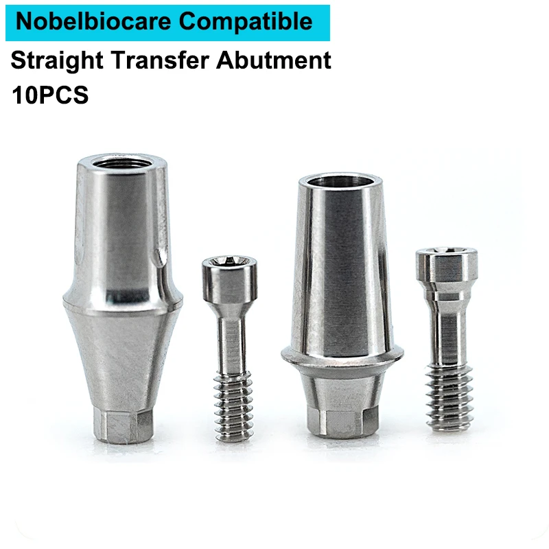 For Nobelbiocare Straight Transfer Abutment  Prosthetic Component for Oral Surgery Bone Level Lab Restoration