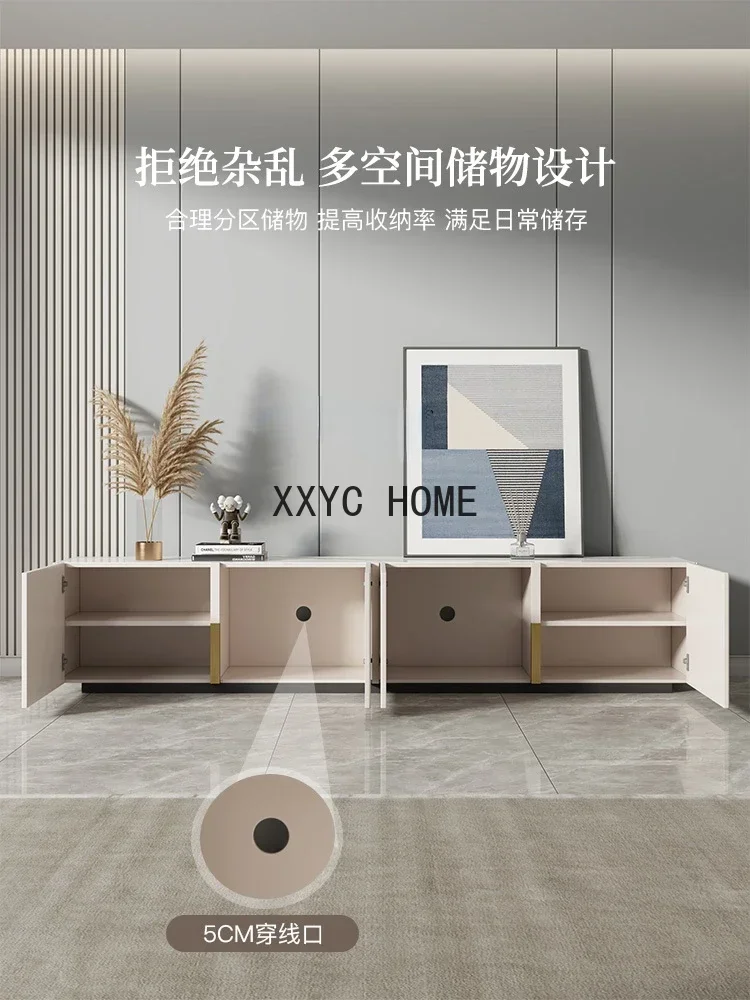 Salontafel Combinatie Huishoudelijk Klein Appartement Modern Eenvoudig Persoonlijkheid Woonkamer Vloerkast Verf