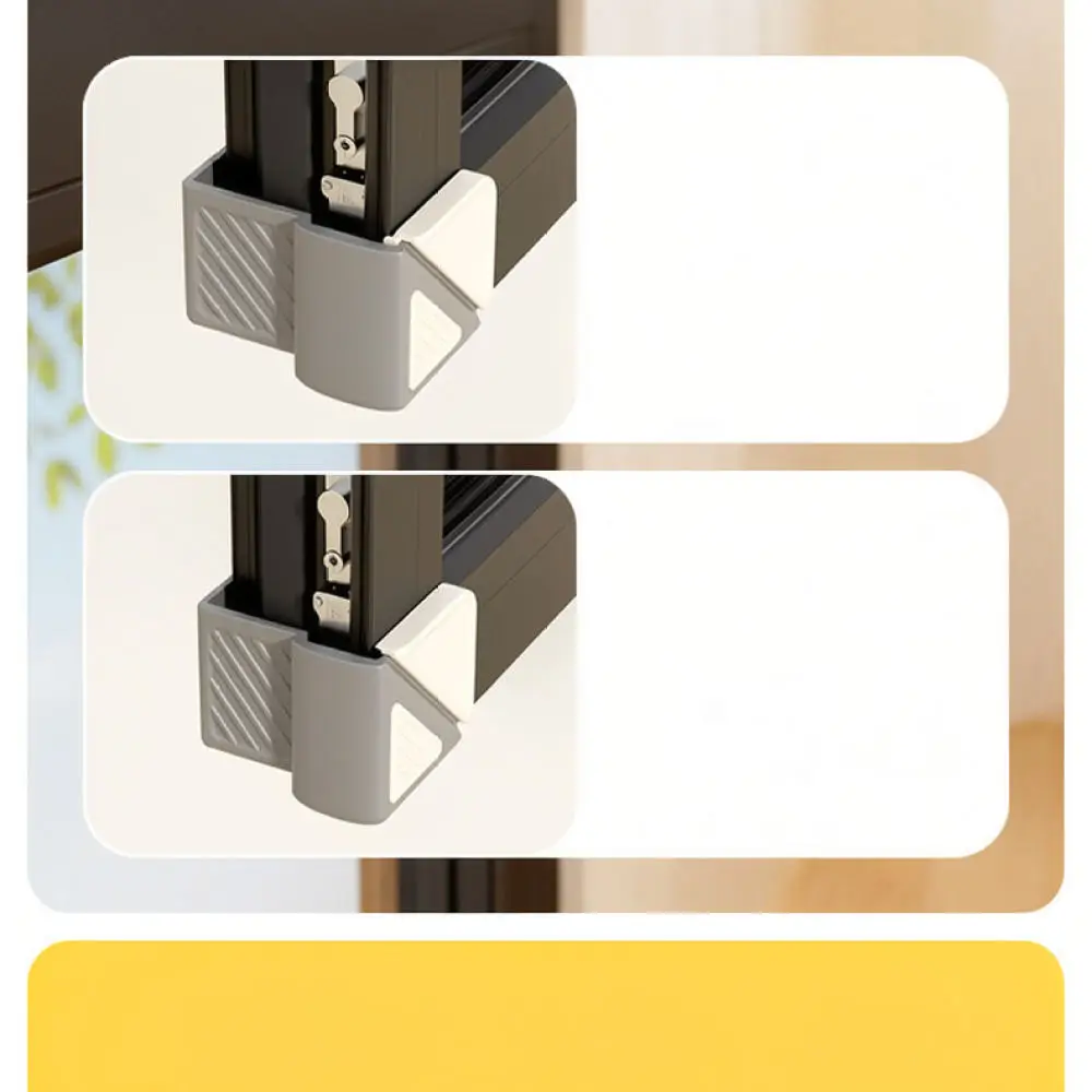Soft Window Corner Cushion Protector Anti Impact Bumper For Thermal Break Window Frame Child Safety Edge Protection