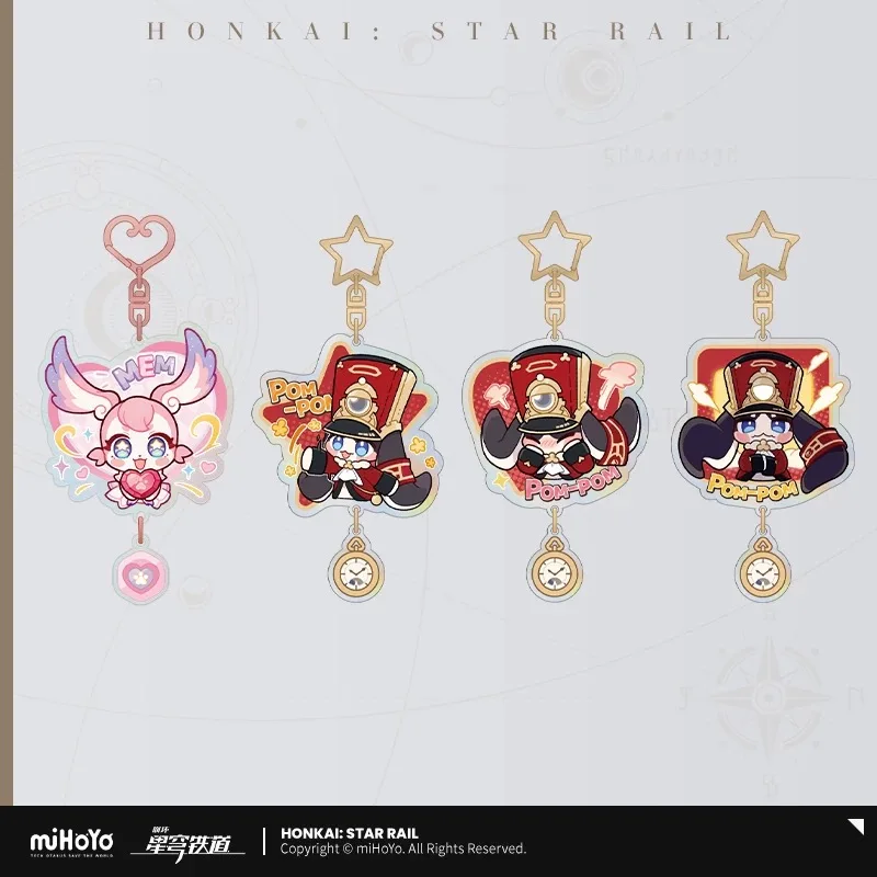 

Предпродажа miHoYo, официальная подлинная Honkai Star Rail POM POM, серия выставочных зала MIMI, акриловая подвеска, косплей, аниме, игры, подарки