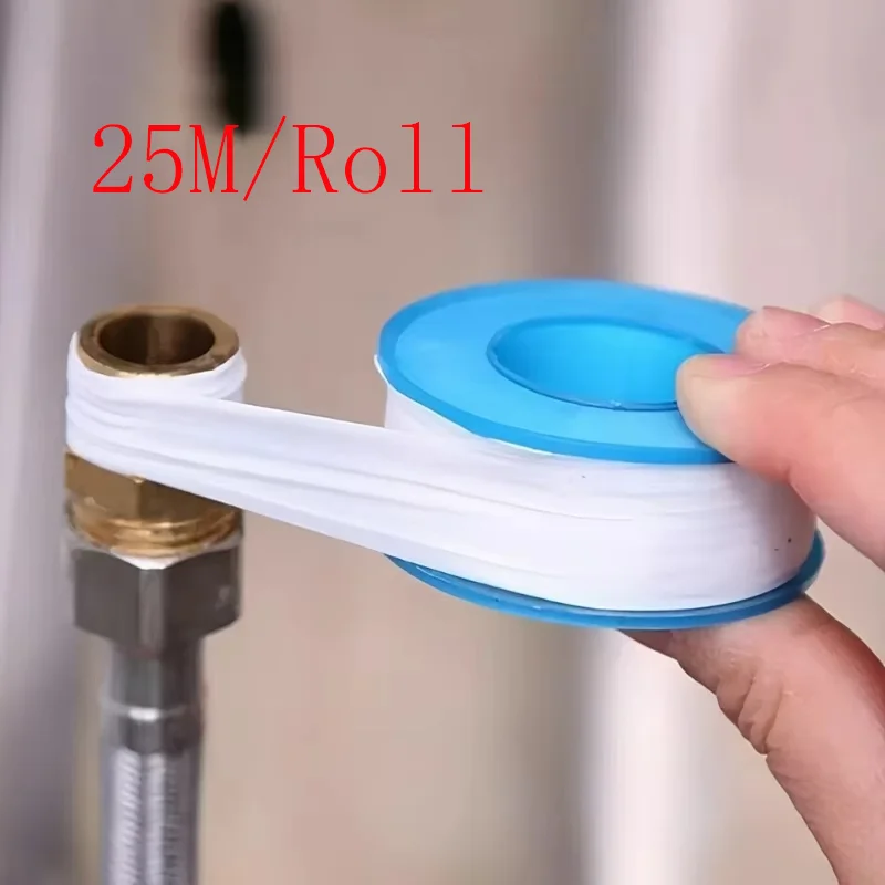 Red Shell Raw Material Tape PTFE Waterproof Tape Plumbing and Heating Engineering Seepage Prevention Water Leakage Repair