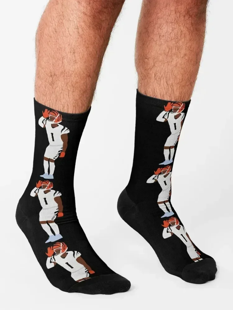 Ja'Marr Chase Socks happy Christmas gym new in's Men Socks Women's