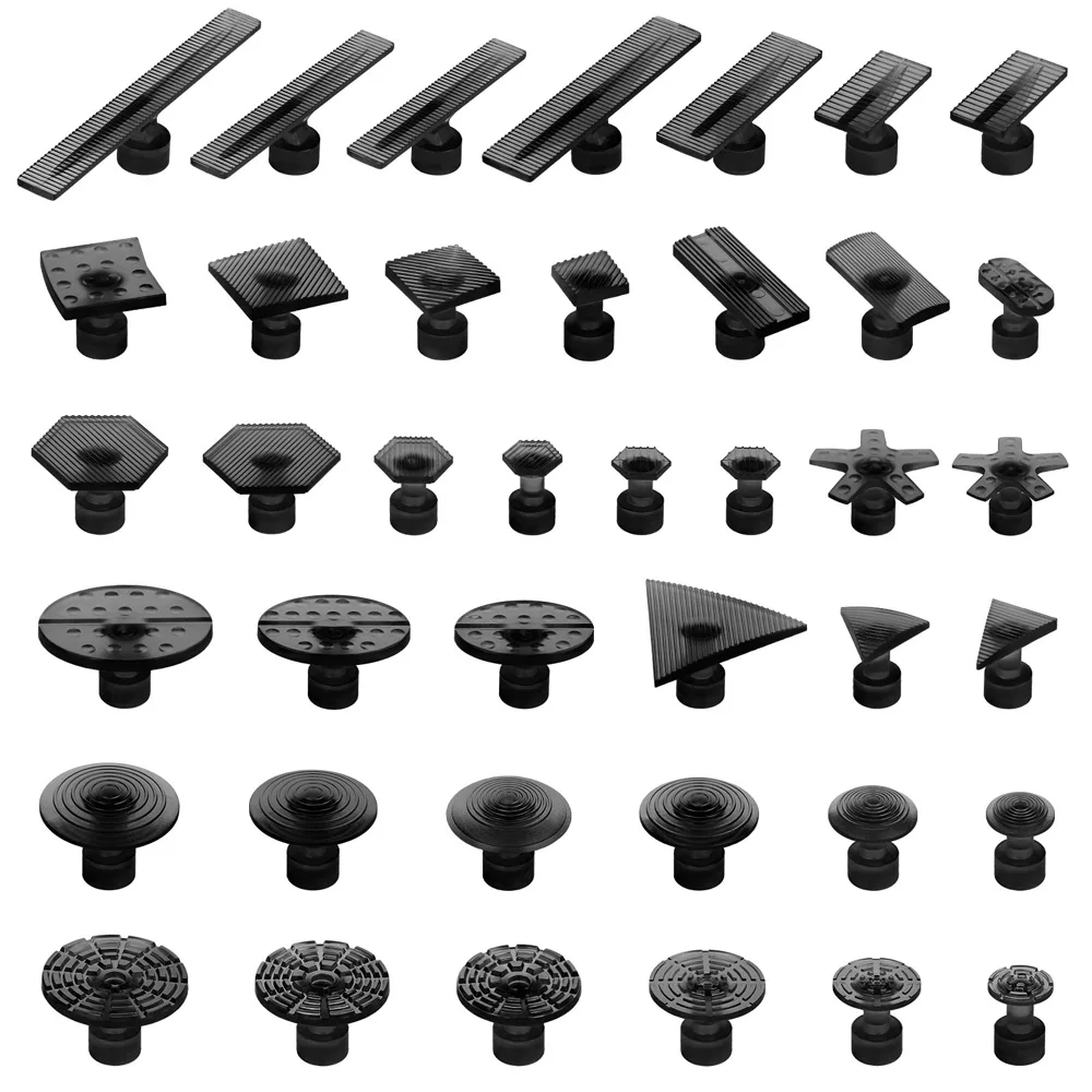 

40Pcs Paintless Dent Repair Glue Tabs Kit - Heavy Duty Suction Cups for Car Dent Removal, Auto Body Repair Tools Glue Tabs