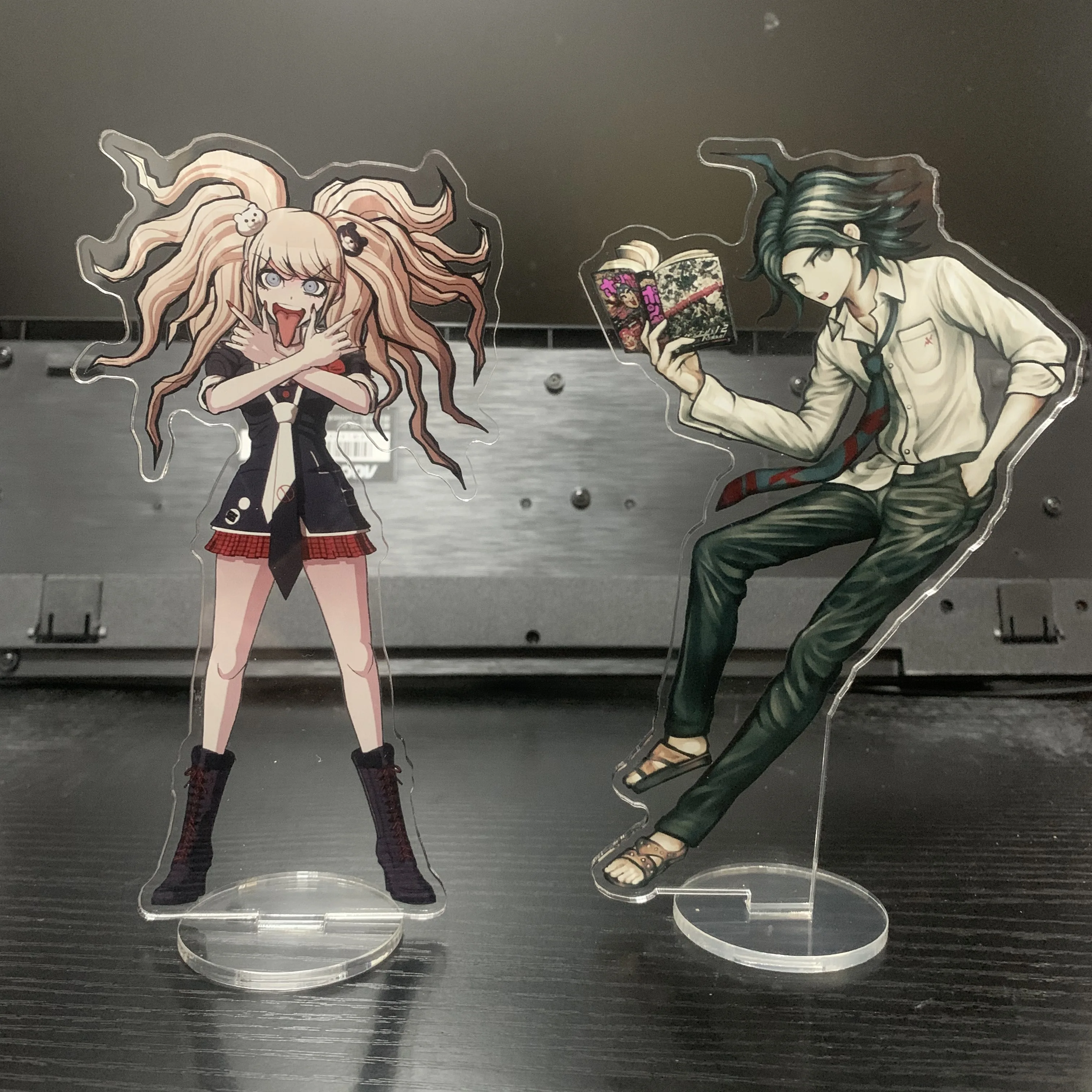 Danganronpa Anime Figures Nagito Komaeda Naegi Makoto Kirigiri Kyouko Maizono Sayaka Cosplay Acrylic Stand Model Fans Xmas Toys