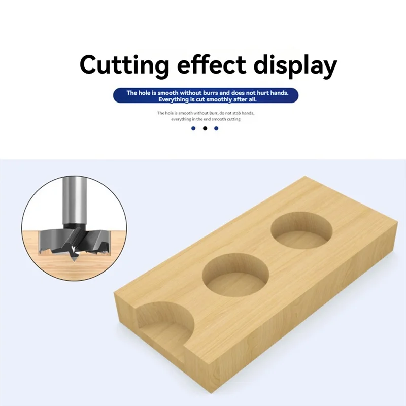 B50C Drill Bits 55Mm Woodworking Hinge Boring Drill Bit Self Centering Hole Saw For Wood/Plastics/Plywood Drilling Tools