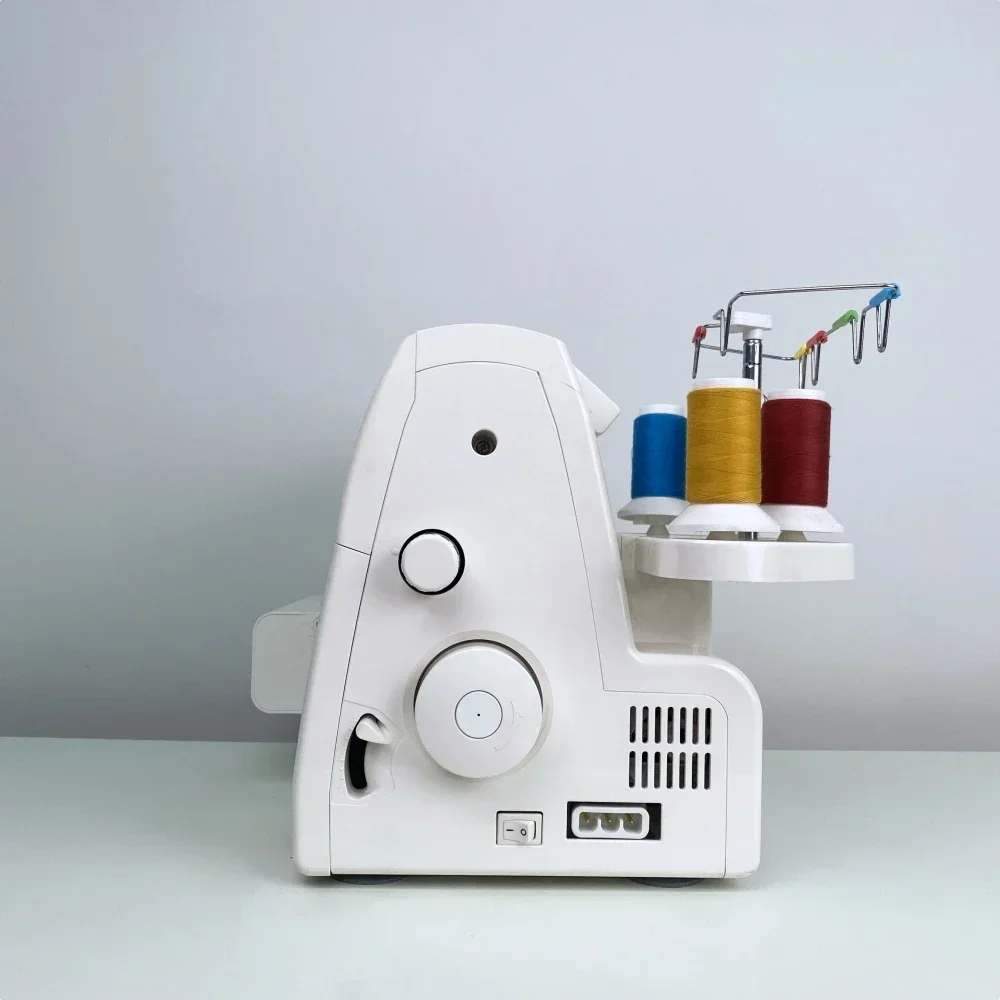 JUKKY 703 High-Speed Overlock Sewing Machine Easy to Operate with Overlock Stitch Formation Home Industrial Use Overalls Leather