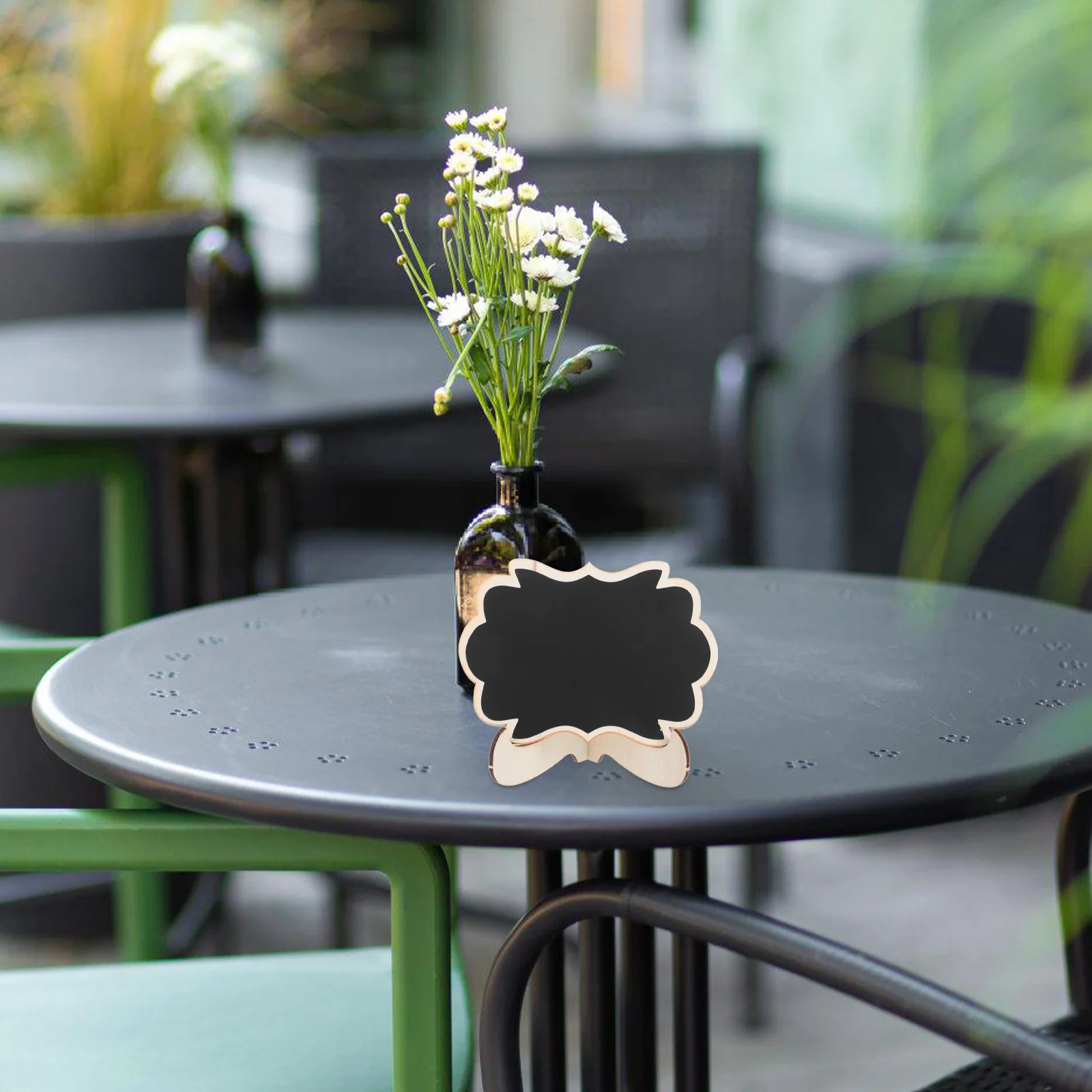 10 قطعة علامات السبورة الصغيرة السبورات الخشبية الصغيرة القابلة للمسح لبوفيه تسميات الطعام حفل زفاف مطعم الاستخدام المنزلي