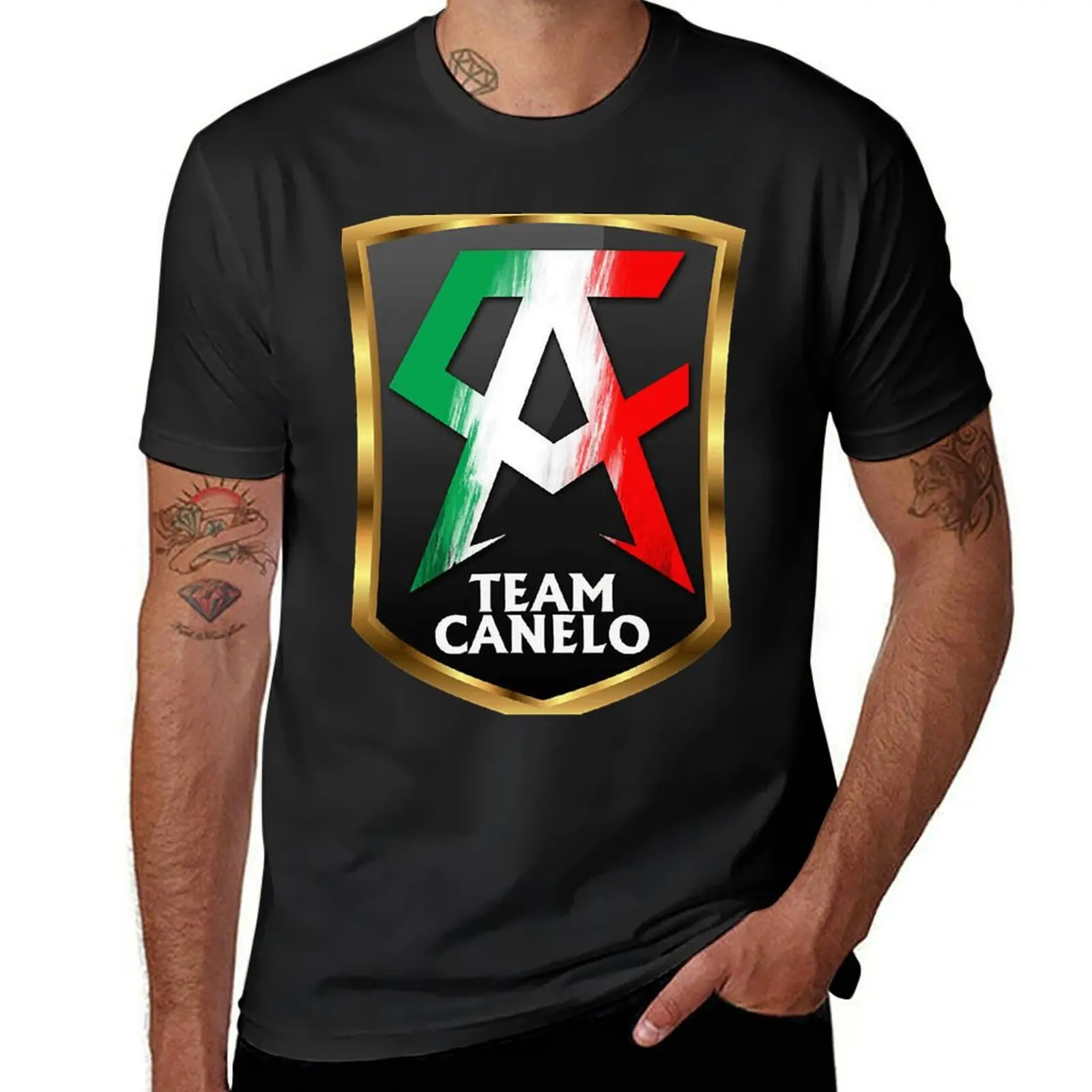 Team Canelo Alvarez T-Shirt boys whites anime summer tops mens clothes