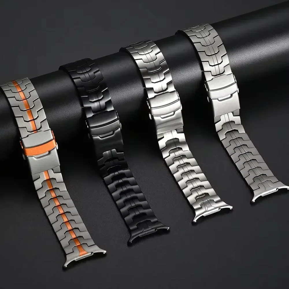 Titanium Luxury Band for Samsung Galaxy Watch Ultra 47mm Metal Strap Link Bracelet for SAMSUNG ULTRA 7 47MM galaxy 47 Men Correa