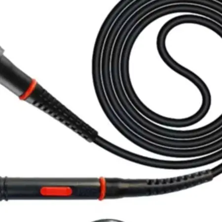 Adjustable Attenuation 200MHz Probe 200MHz Oscilloscope Probe Kit Cable Length 110cm Compensation Range 10 PF-35 PF