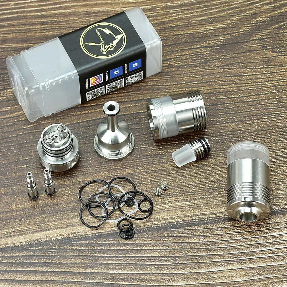 Атомайзер Ka v9 RTA mtl с одной катушкой, 22 мм, бак для вейпа, бак 5,0 мл, испаритель RTA для электронной сигареты BY-kA V9 RTA, атомайзер RTA