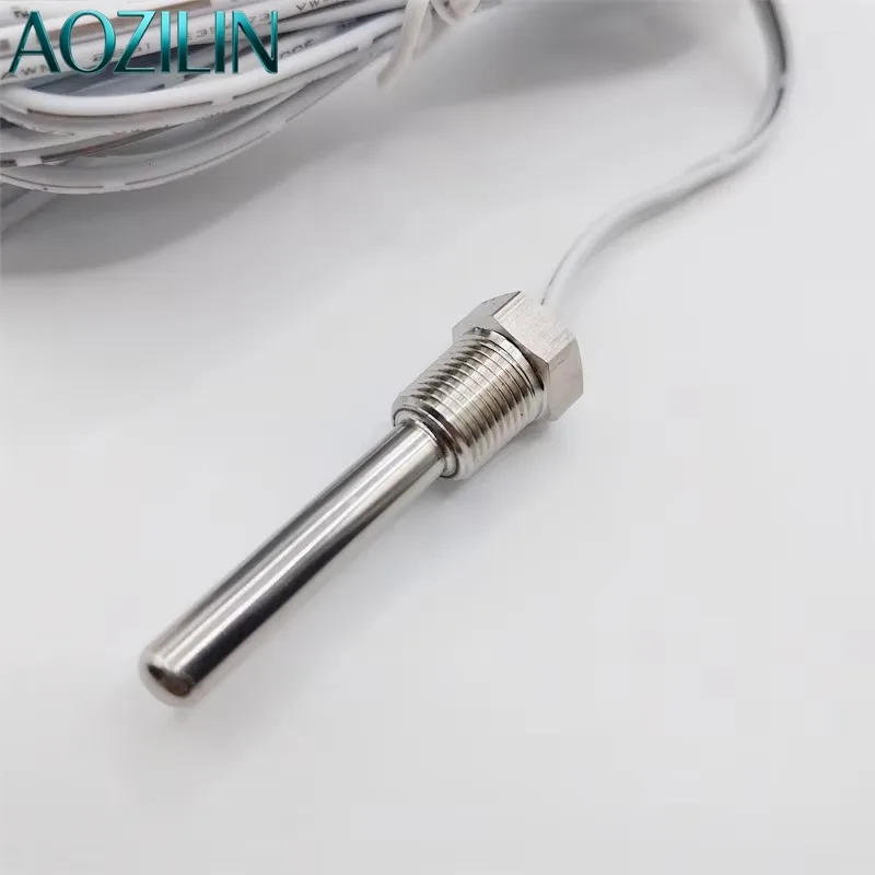 AOZILIN Screw Mount NTC Thermistor 1K 5K 10K 100K Temperature Sensor Probe For HVAC Heating Cooling System50 pcs