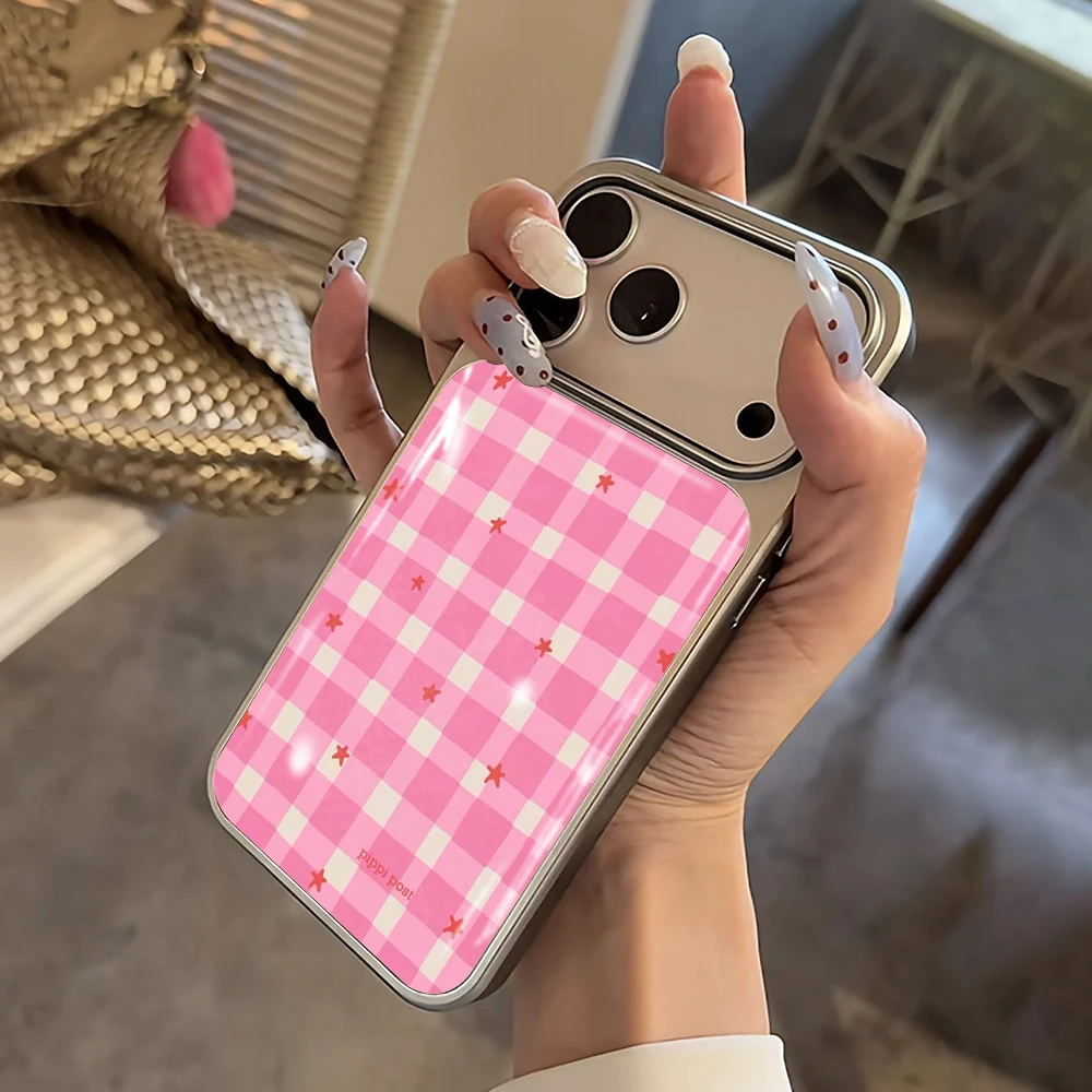 Blaues Karomuster Paar Drop Glue INS Hülle für iPhone 15 17 13 Pro Max Phone 11 12 13 ProMax 14 15 16 Plus Hüllen Stoßfest Niedliche Coque – Detail 12