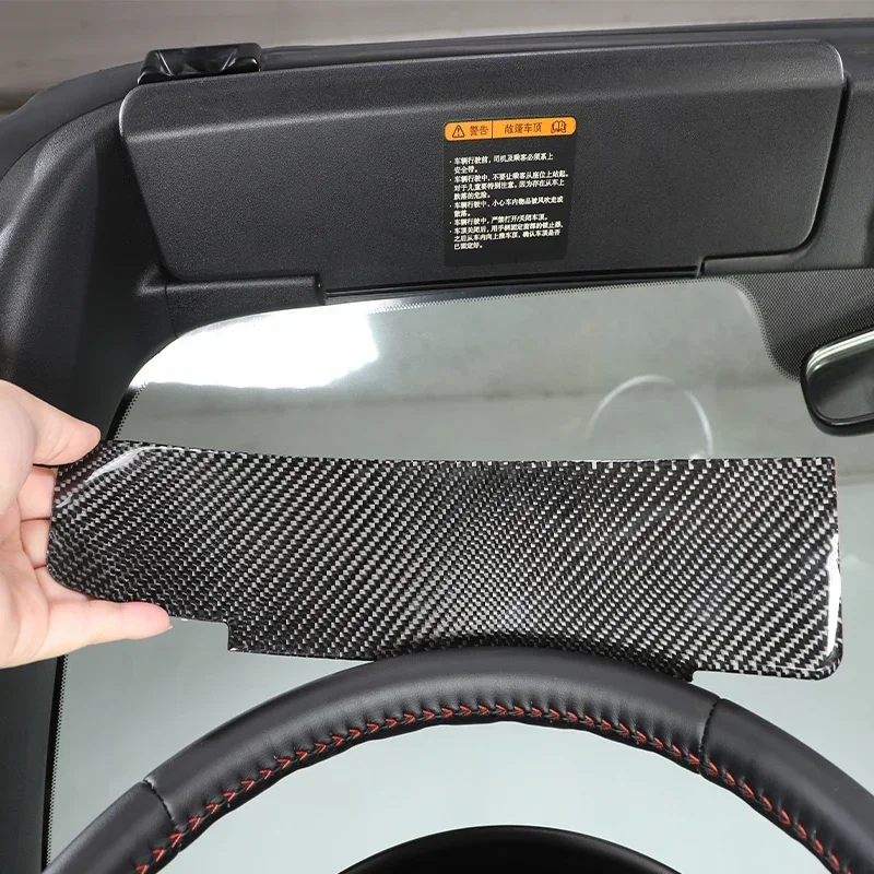For Mazda MX-5 2009-2014 Soft Carbon Fiber Car Styling Makeup Mirror Panel Sticker Car Interior Modification Accessories