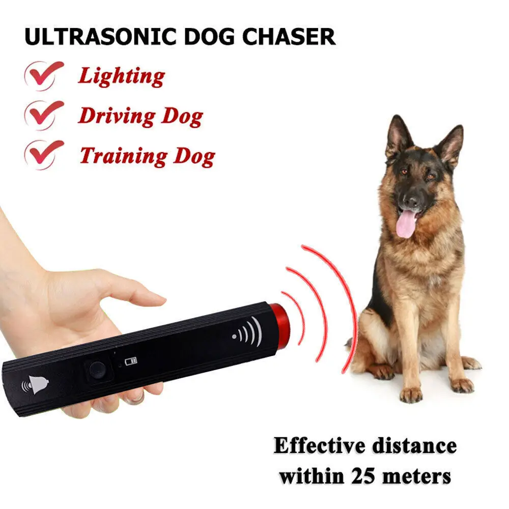 Ultrasonic Aggressive Anti-Bark Deterrent Train Dog Repeller Barking Stopper New