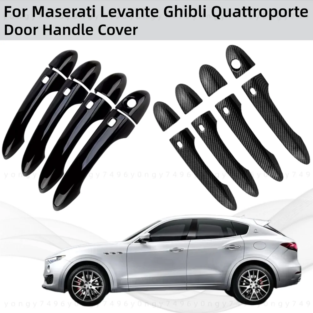 

Аксессуары для обновления автомобиля, автомобильные аксессуары, крышка дверной ручки, накладка в стиле пасты для 4-двернойMaserati Levante Ghibli Quattroporte