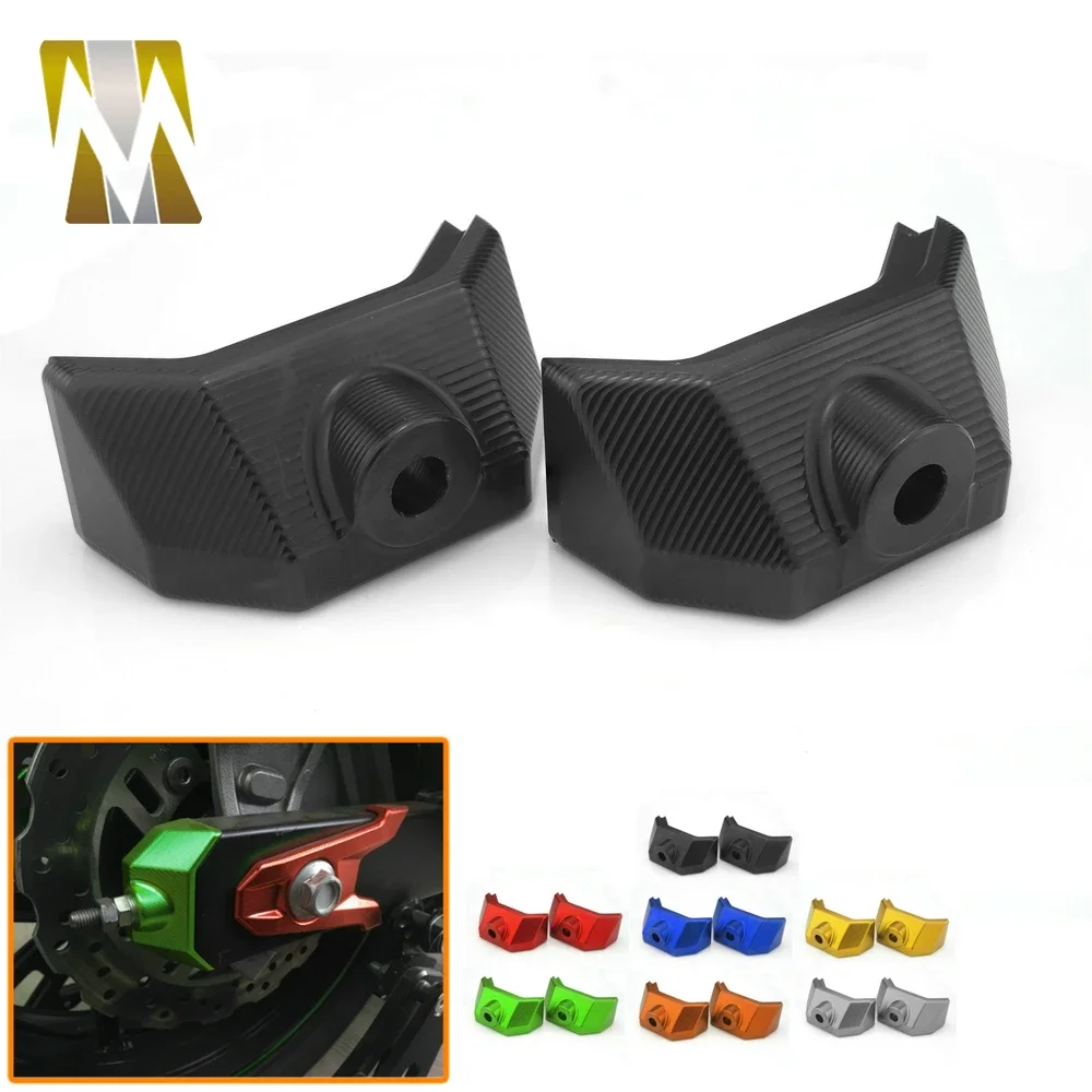 

Motorcycle Rear Fork Spindle Chain Adjuster Blocks for Kawasaki Z800 2013 2014 2015 Chain Adjuster for Kawasaki Z 800 Z-800