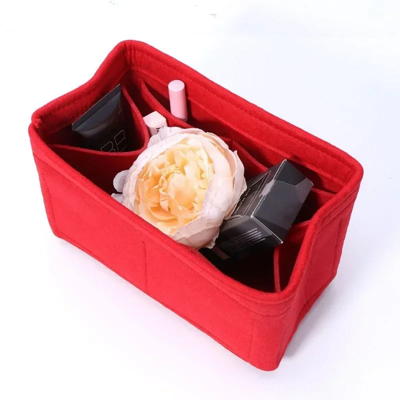 Felt Insert Bag Makeup Bag Interior Handbag Portable Storage Tote Bags Travel Cosmetic Organizer Pouch Bags for Women