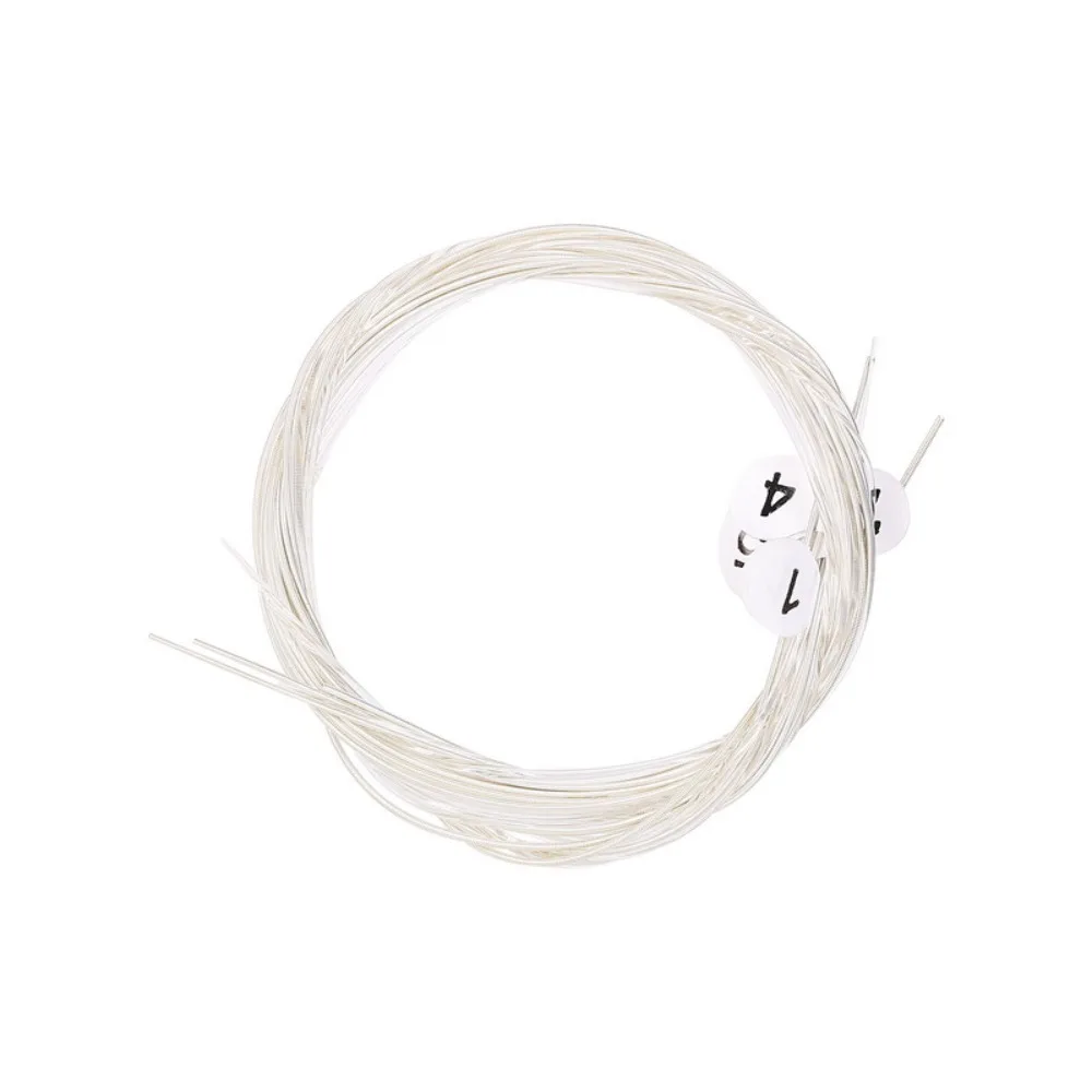 6Pcs Classical Guitar Strings Universal Transparent Guitar Nylon String Set Acoustic Guitar Accessories for Music Education Use