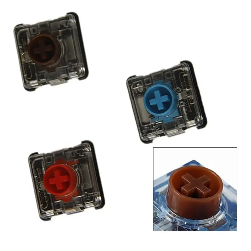 

Mechanical Keyboards Switches 10 Pack FOR Kai-lh Thin Switches 1353 Linear Tactile 15X15X5.3mm For Mechanical Keyboards