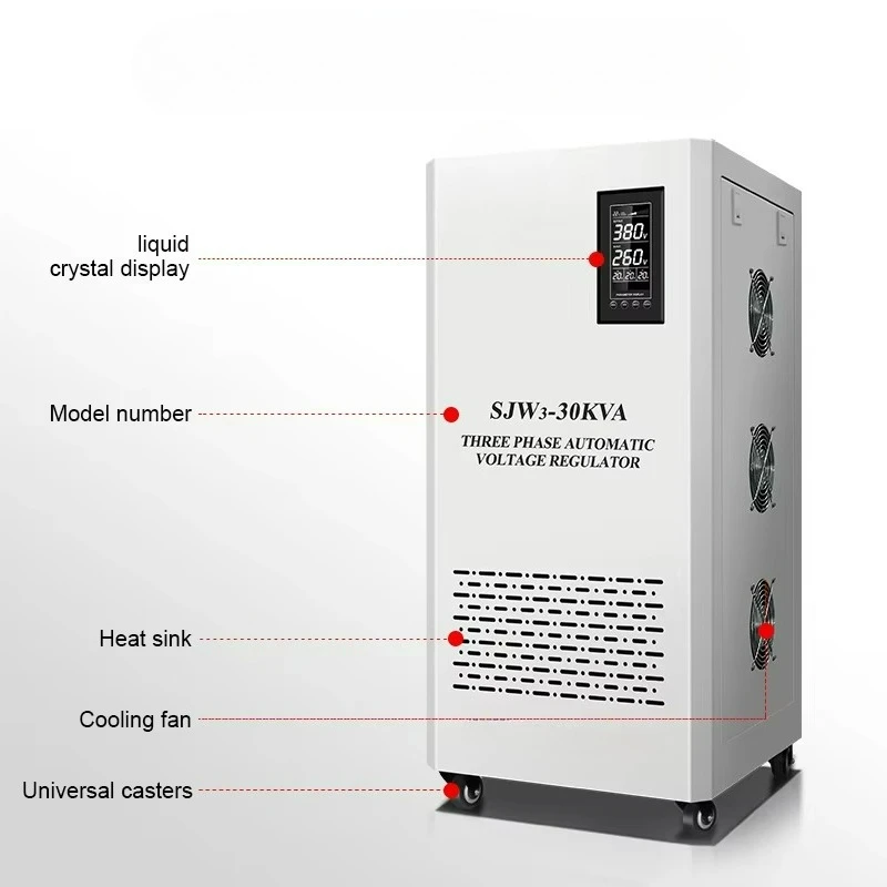 

Высокоточные промышленные источники с ЧПУ 380 В, высокая мощность, 10 кВА, 30 кВА, 50 кВА, 3 фазы, автоматические регуляторы напряжения переменного тока/стабилизаторы