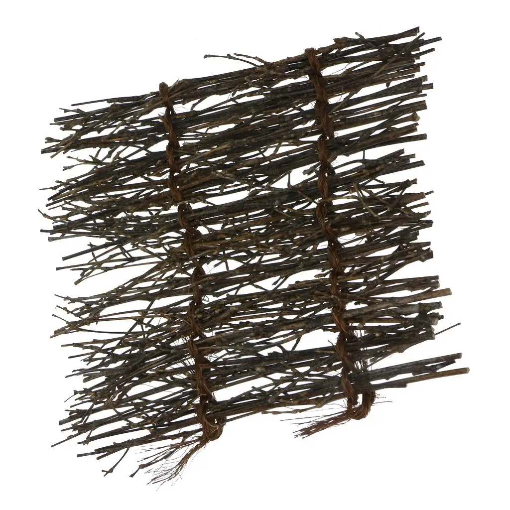 2x 5 Sizes Garden Divider Screening Border Bamboo Slat Reed Brushwood Fence Roll