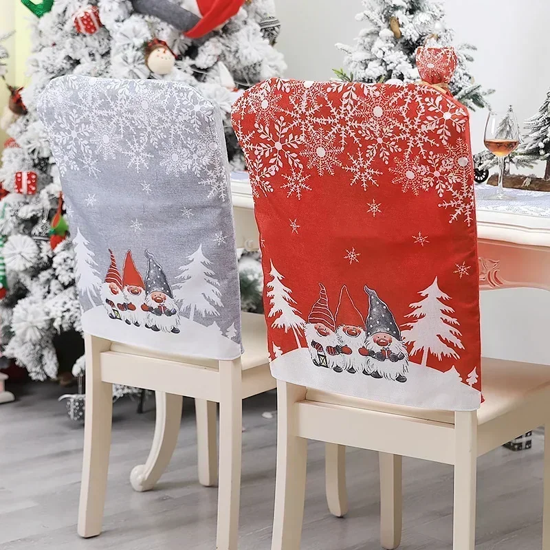 Christmas Chair Cover Dining Room Office Xmas Decorations Chair Covers Indoor Decor,Party Favor Supplies,Creative Novelty Gifts