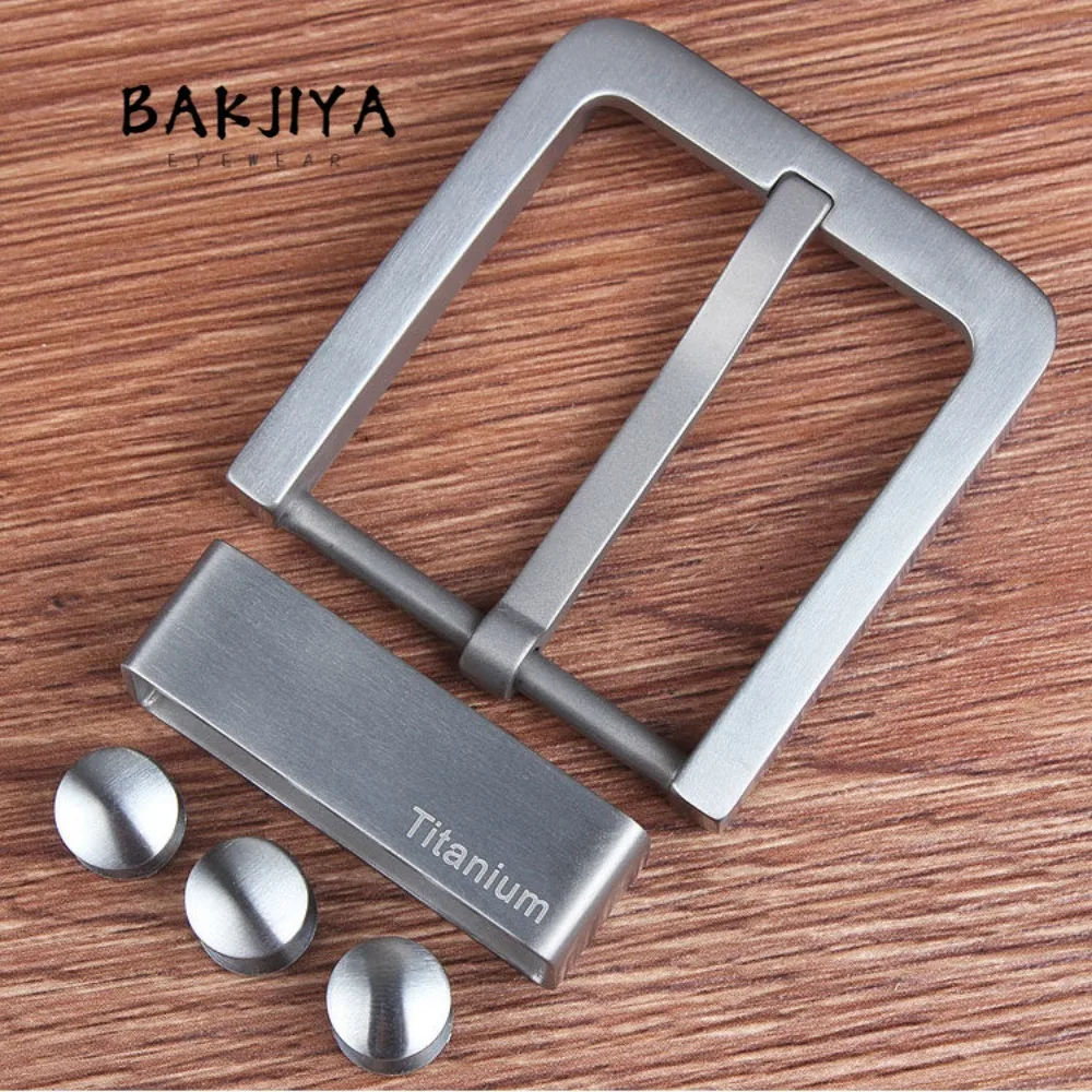 2026 Pure Titanium Belt Buckle Head 35mm/38mm Pin Buckle Men Titanium Rustproof Anti-allergy Leather Canvas Waist Band Accessory