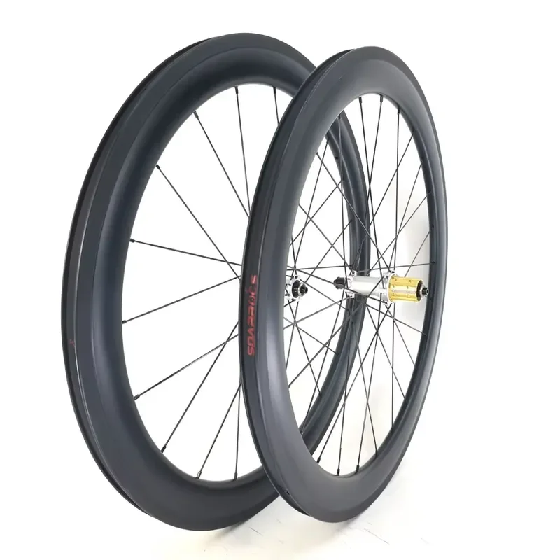 Rim Brake 26mm Wide 700C Carbon Tubeless Clincher Wheelset 35/38/40/45/50/55/60mm Depth Tubular 20h 24h Ratchet 36T 11s