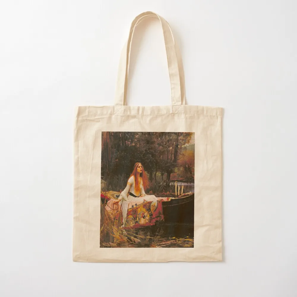 

John William Waterhouse - The Lady of Shalott Tote Bag personalized tote Shopper bag custom fabric bag Cloth Canvas Tote