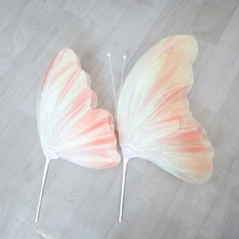 Large Simulated Gradient Butterfly Garden Decor For Yard Christmas Supplies Valentine\'s Day Party Stage Layout Decoration Props