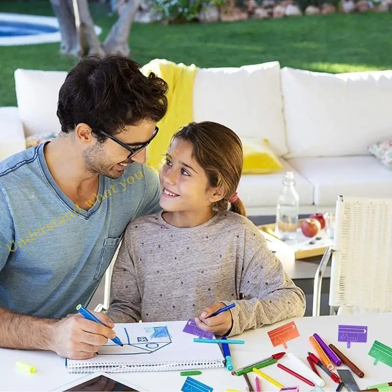 J60A أداة فاصل بخط اليد J60A لكتابة الأدوات ذات الأدوات اليدوية الفردية للأصابع اليدوية كتابة فواصل لأطفال المدارس #5