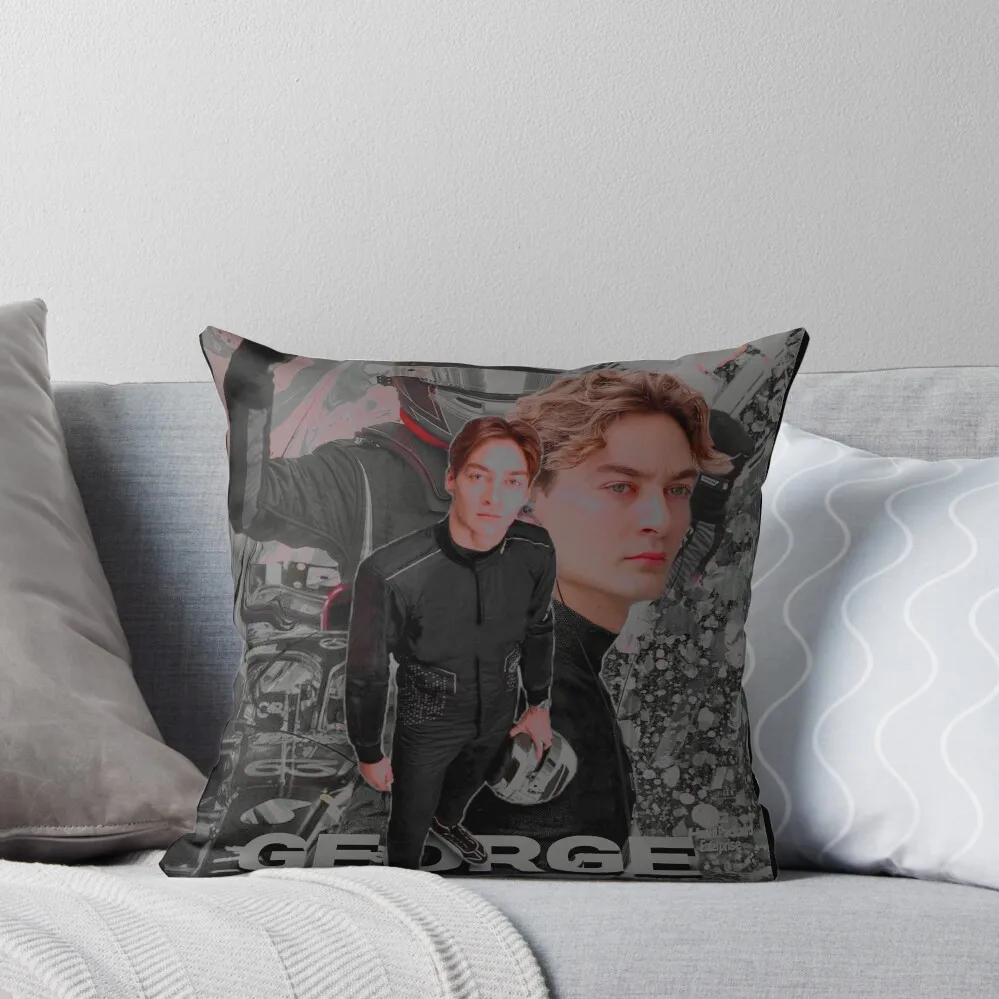 

George Russell f1 Throw Pillow christmas cushions covers Covers For Sofas luxury sofa pillows Christmas Pillowcase pillow